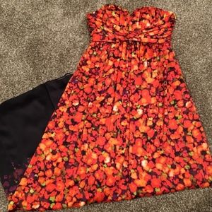 🌺Size 6 - Jessica Simpson Coral Strapless Gown🌺